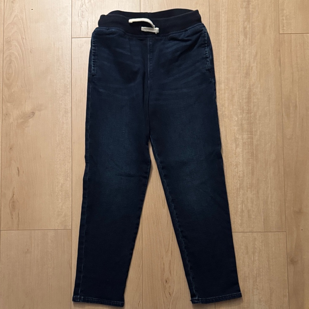 Kids Denim Pants size 10 with Drawstring/elastic waist